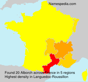 Surname Alborch in France Surname Alborch in France
