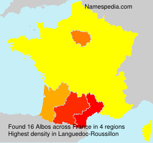 Surname Albos in France Surname Albos in France