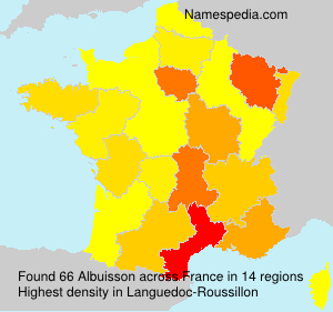 Surname Albuisson in France Surname Albuisson in France