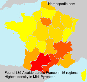 Surname Alcaide in France Surname Alcaide in France