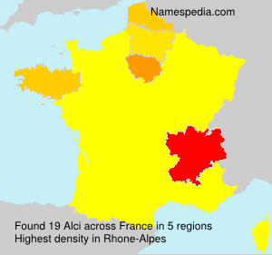 Surname Alci in France Surname Alci in France