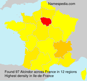 Surname Alcindor in France Surname Alcindor in France