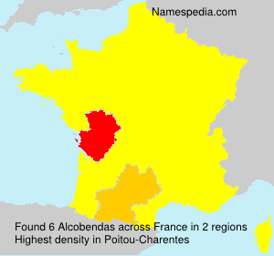 Surname Alcobendas in France Surname Alcobendas in France