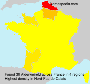 Surname Alderweireld in France