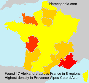 Surname Aleixandre in France Surname Aleixandre in France
