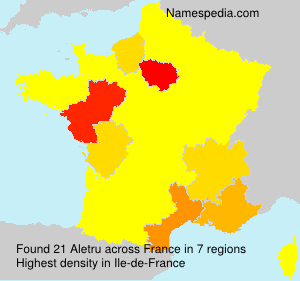 Surname Aletru in France Surname Aletru in France