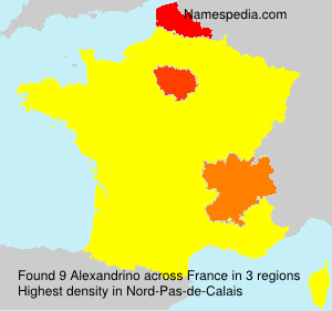 Surname Alexandrino in France Surname Alexandrino in France