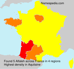 Surname Alfaleh in France Surname Alfaleh in France