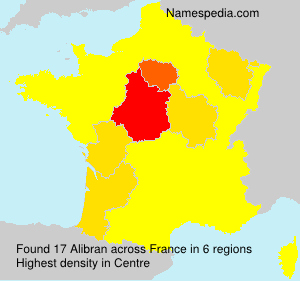 Surname Alibran in France Surname Alibran in France