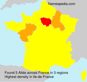 Surname Alida in France Surname Alida in France