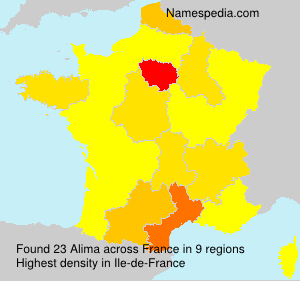Surname Alima in France Surname Alima in France