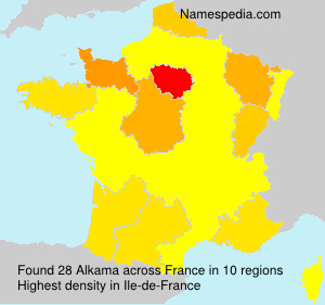 Surname Alkama in France Surname Alkama in France