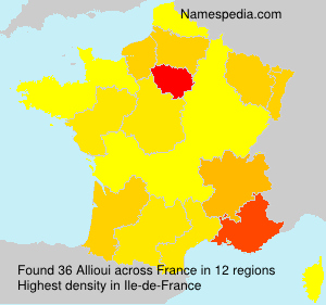 Surname Allioui in France Surname Allioui in France