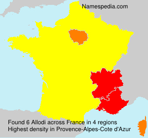 Surname Allodi in France Surname Allodi in France