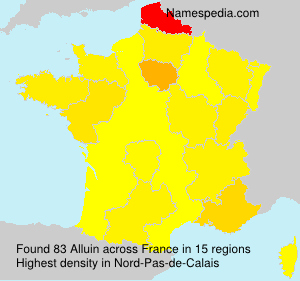 Surname Alluin in France Surname Alluin in France