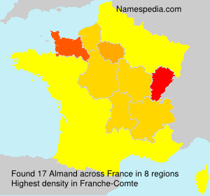 Surname Almand in France Surname Almand in France