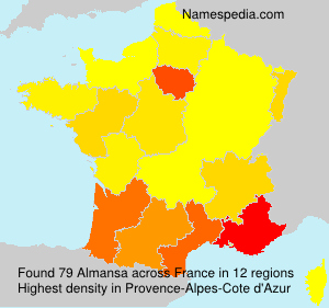 Surname Almansa in France Surname Almansa in France
