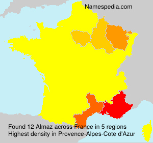 Surname Almaz in France Surname Almaz in France