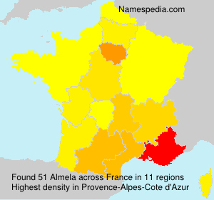 Surname Almela in France Surname Almela in France