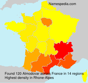 Surname Almodovar in France Surname Almodovar in France