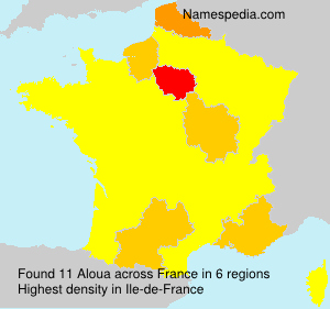 Surname Aloua in France Surname Aloua in France