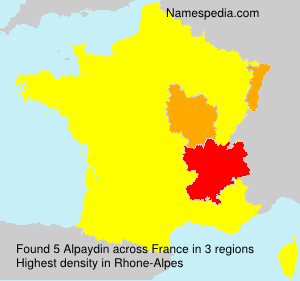 Surname Alpaydin in France Surname Alpaydin in France