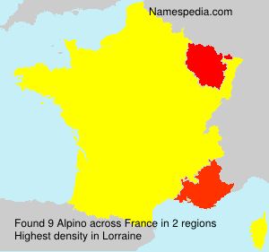 Surname Alpino in France Surname Alpino in France