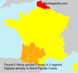 Surname Alsua in France Surname Alsua in France