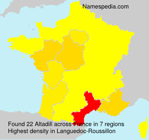 Surname Altadill in France Surname Altadill in France