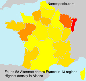 Surname Altermatt in France Surname Altermatt in France