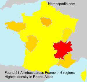 Surname Altinbas in France Surname Altinbas in France