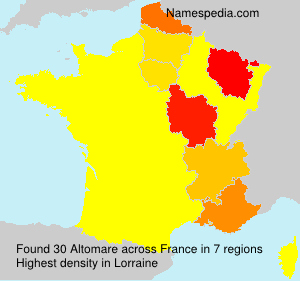 Surname Altomare in France Surname Altomare in France