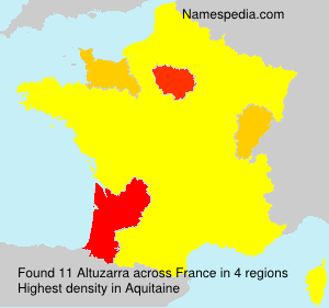 Surname Altuzarra in France Surname Altuzarra in France