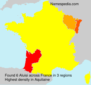 Surname Aluisi in France Surname Aluisi in France