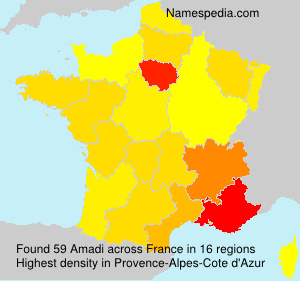 Surname Amadi in France