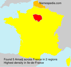 Surname Amadj in France