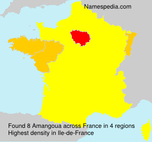 Surname Amangoua in France Surname Amangoua in France