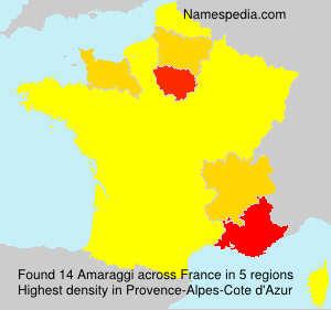 Surname Amaraggi in France Surname Amaraggi in France