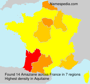 Surname Amaziane in France Surname Amaziane in France