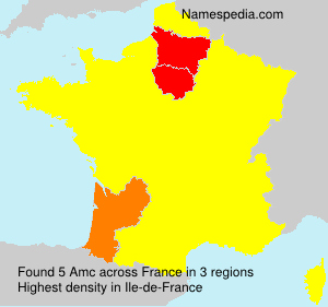Surname Amc in France Surname Amc in France
