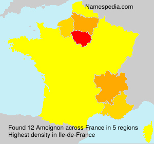 Surname Amoignon in France Surname Amoignon in France