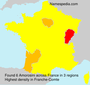 Surname Amorosini in France Surname Amorosini in France