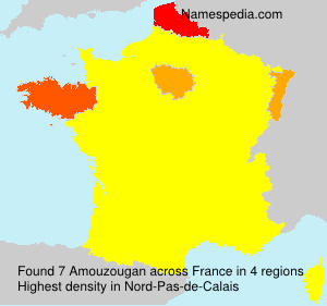 Surname Amouzougan in France Surname Amouzougan in France
