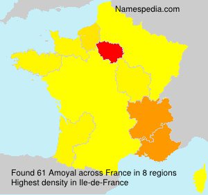 Surname Amoyal in France Surname Amoyal in France