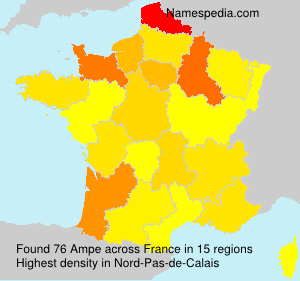 Surname Ampe in France Surname Ampe in France