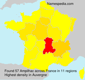 Surname Ampilhac in France Surname Ampilhac in France