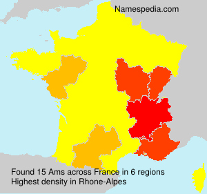 Surname Ams in France Surname Ams in France