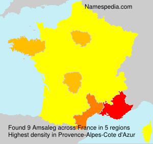 Surname Amsaleg in France
