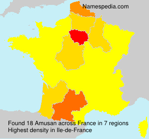 Surname Amusan in France Surname Amusan in France