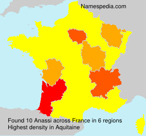 Surname Anassi in France Surname Anassi in France